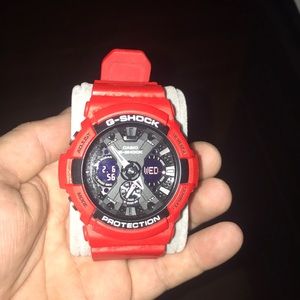 Casio G-Shock GA-201RD-4AER Solid Red